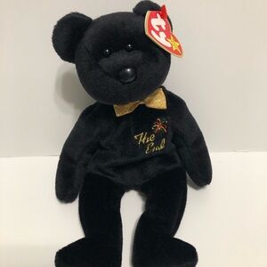 Ty Beanie Baby The End 1999 Y2k Millennium Teddy Bear.
